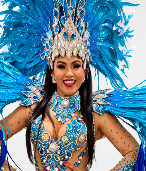 Brasilianische Sambatänzerin