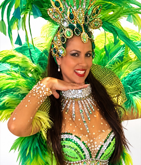 Brasilianische Sambatänzerin