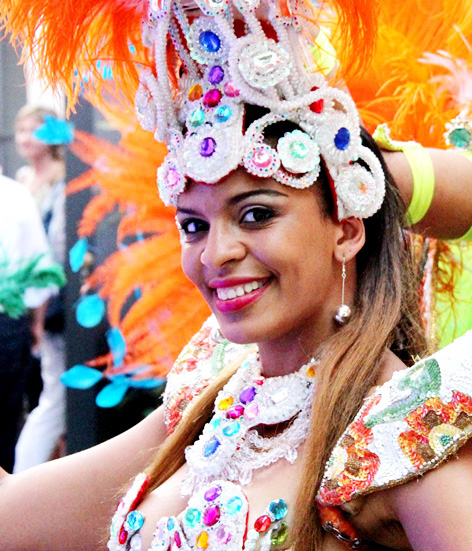 Brasilianische Sambatänzerin